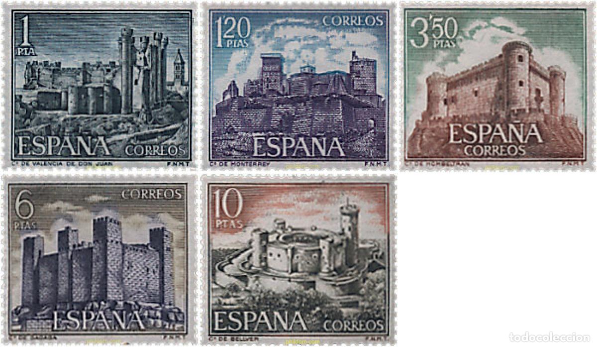 Stamps: 84770 MNH ESPA&Ntilde;A 1970 CASTILLOS ESPA&Ntilde;OLES
