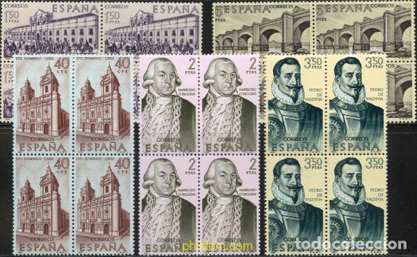 Stamps: 235834 MNH ESPA&Ntilde;A 1969 FORJADORES DE AMERICA