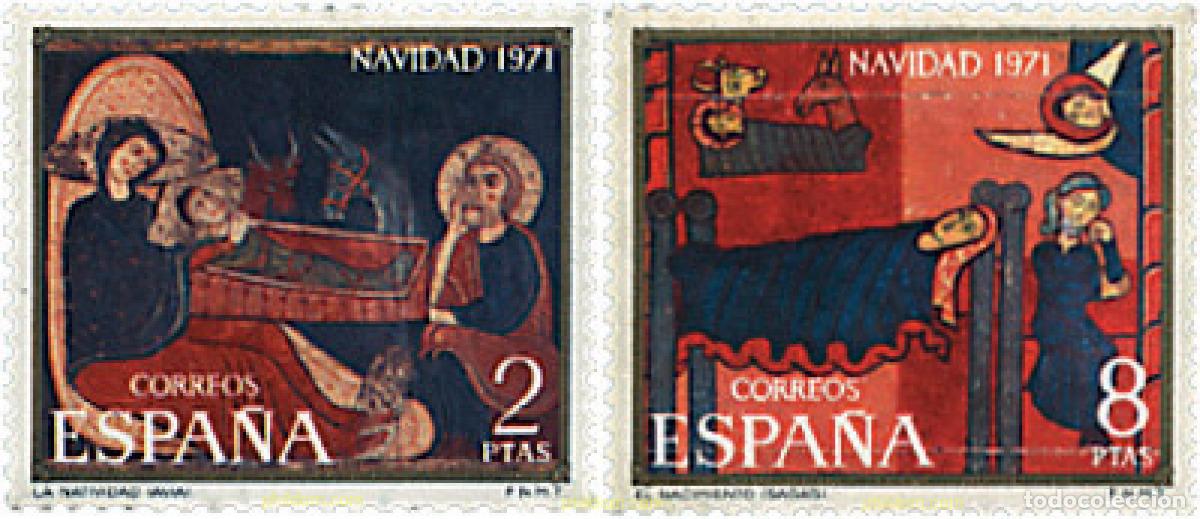 Sellos: 84828 MNH ESPA&Ntilde;A 1971 NAVIDAD - Foto 1