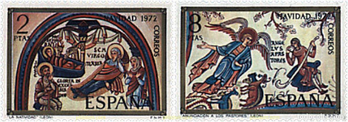 Sellos: 84859 MNH ESPA&Ntilde;A 1972 NAVIDAD