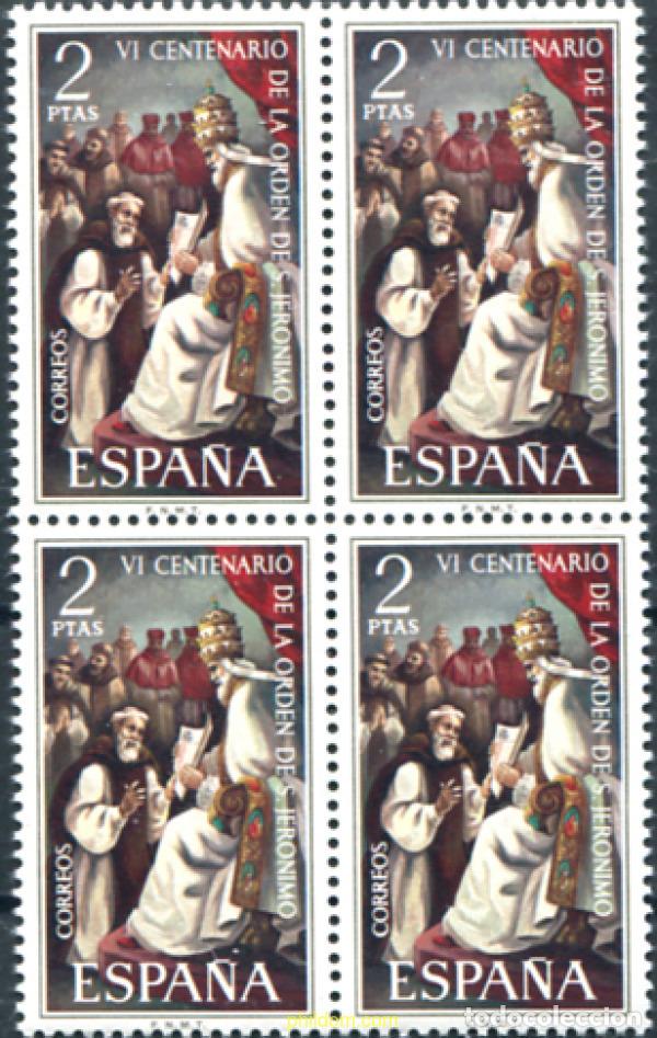 Sellos: 324019 MNH ESPA&Ntilde;A 1973 4 CENTENARIO DE LA FUNDACION DE LA ORDEN DE SAN JERONIMO