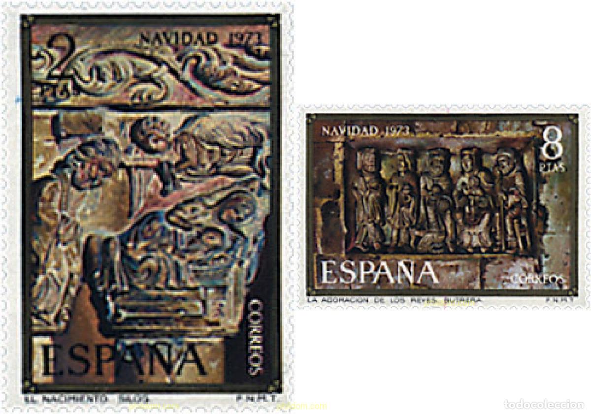 Sellos: 84874 MNH ESPA&Ntilde;A 1973 NAVIDAD - Foto 1