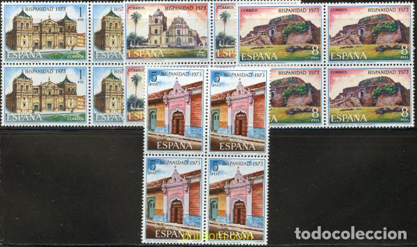 Sellos: 235814 MNH ESPA&Ntilde;A 1973 HISPANIDAD. NICARAGUA