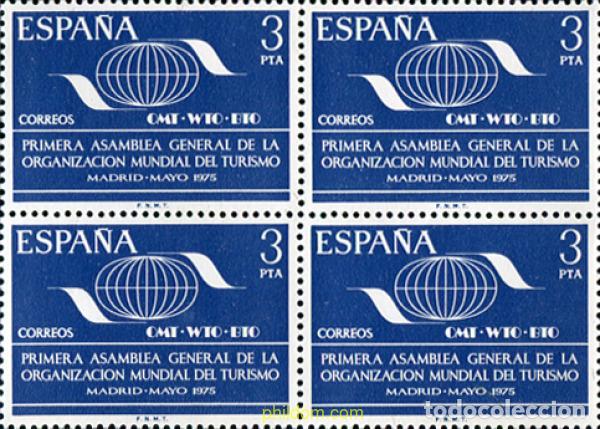 Sellos: 326518 MNH ESPA&Ntilde;A 1975 PRIMERA ASAMBLEA CONSTITUYENTE DE LA ORGANIZACION MUNDIAL DE TURISMO