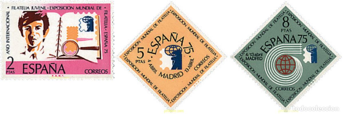 Sellos: 84879 MNH ESPA&Ntilde;A 1974 ESPA&Ntilde;A 75. EXPOSICION FILATELICA INTERNACIONAL