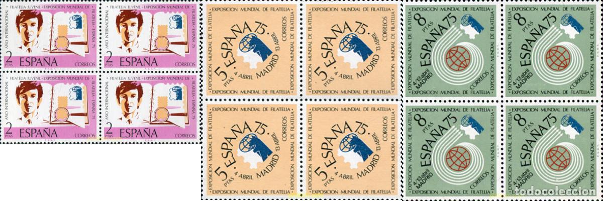 Sellos: 326511 MNH ESPA&Ntilde;A 1974 ESPA&Ntilde;A 75. EXPOSICION FILATELICA INTERNACIONAL