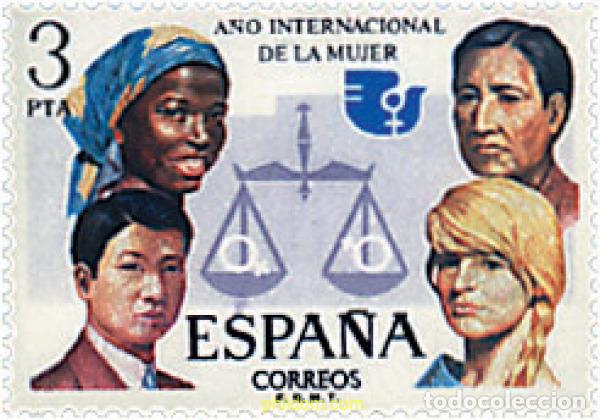 Sellos: 85687 MNH ESPA&Ntilde;A 1975 A&Ntilde;O INTERNACIONAL DE LA MUJER
