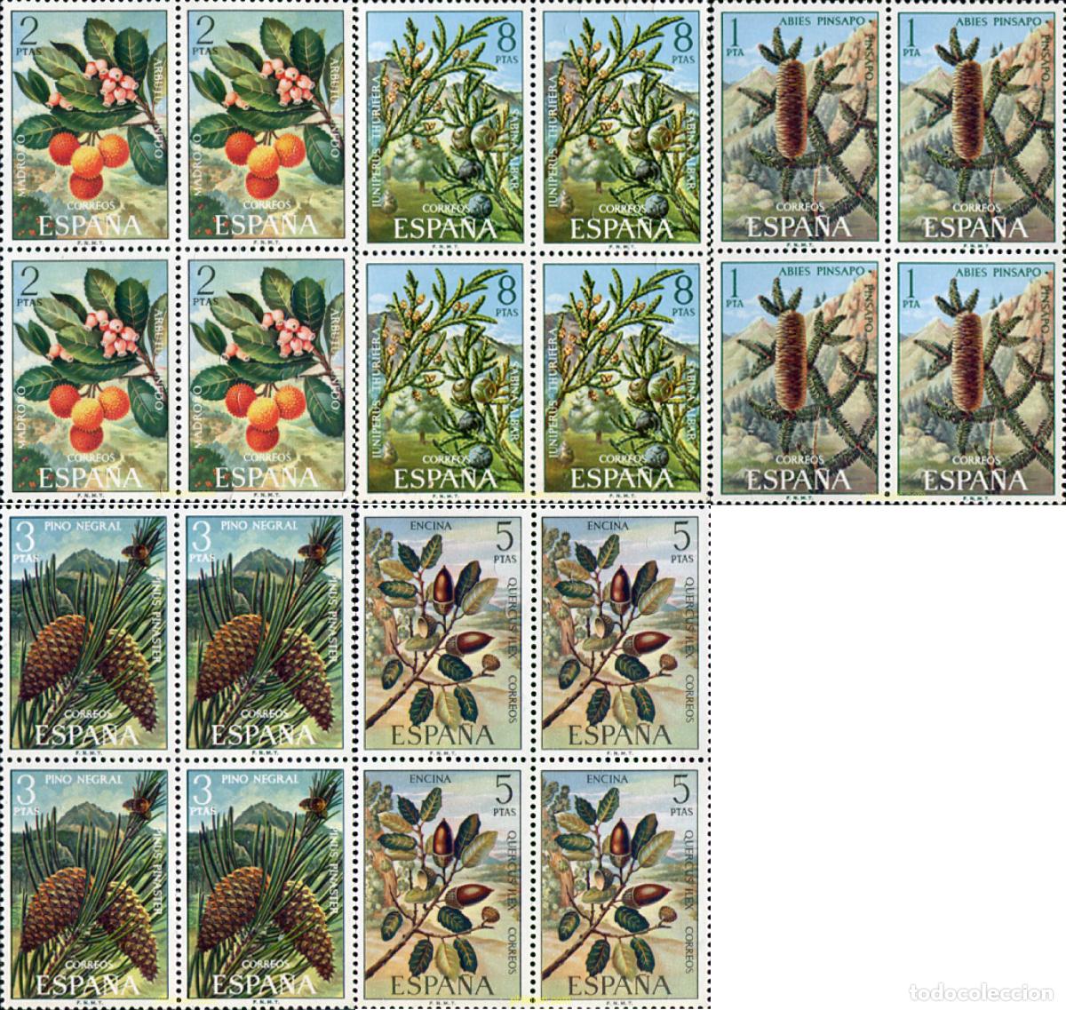 Sellos: 326497 MNH ESPA&Ntilde;A 1972 FLORA - Foto 1