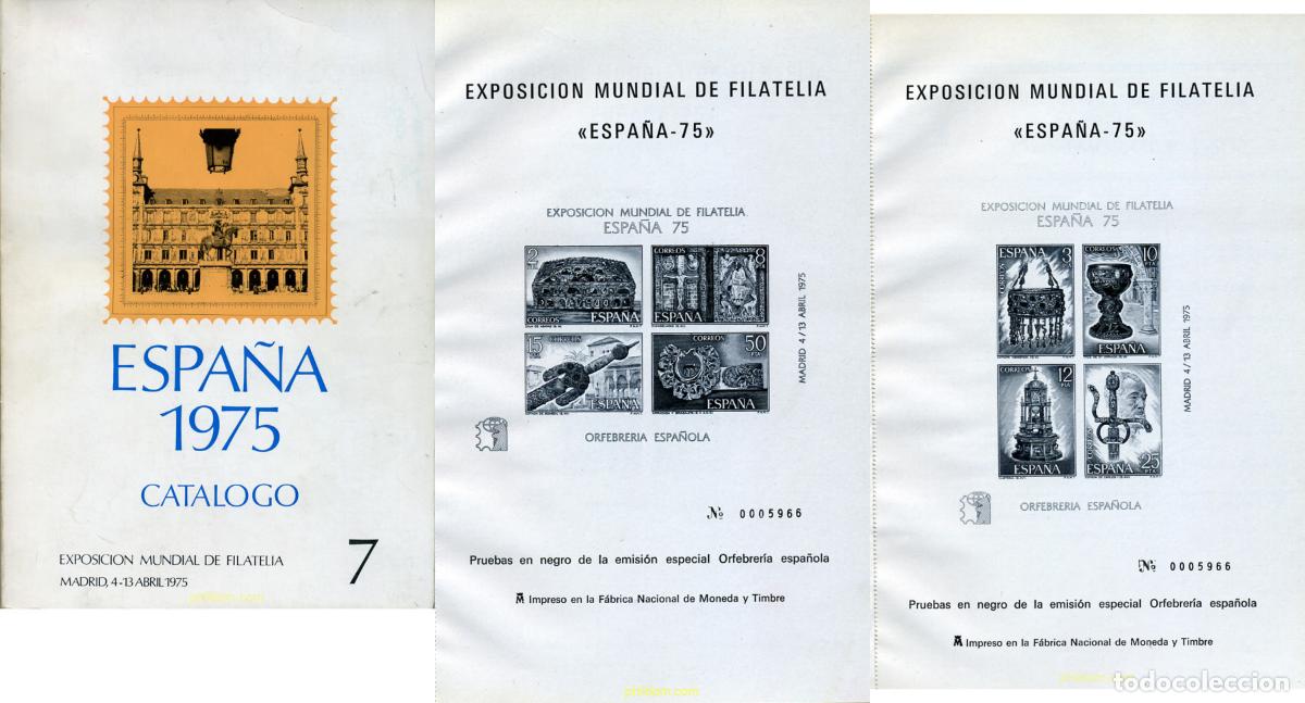Sellos: 351331 MNH ESPA&Ntilde;A 1975 ESPA&Ntilde;A 75. EXPOSICION FILATELICA INTERNACIONAL