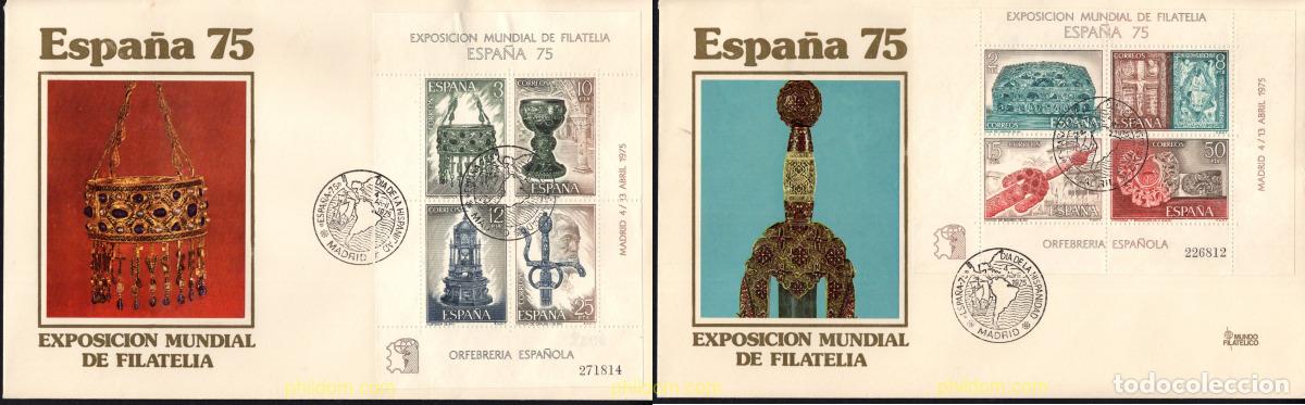 Sellos: 686559 MNH ESPA&Ntilde;A 1975 ESPA&Ntilde;A 75. EXPOSICION FILATELICA INTERNACIONAL