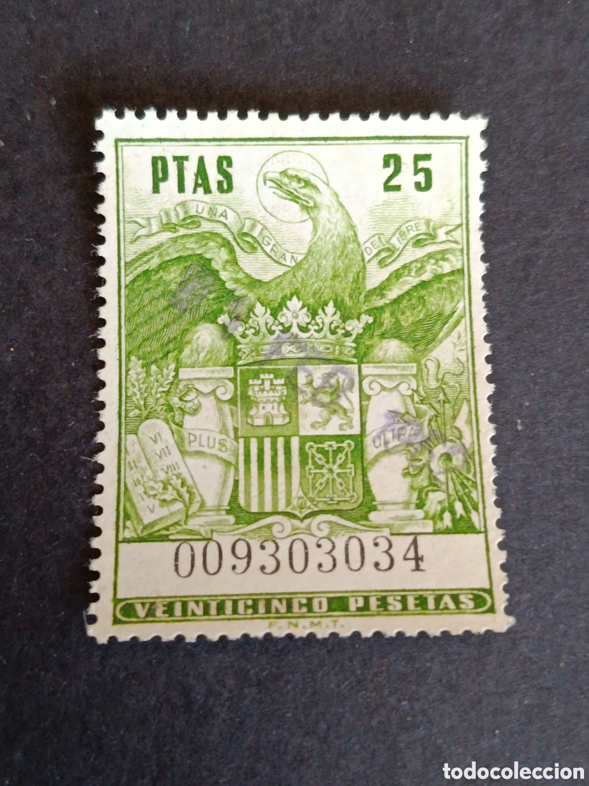 Sellos: SELLO FISCAL. P&Oacute;LIZA FISCAL. 25 PESETAS.
