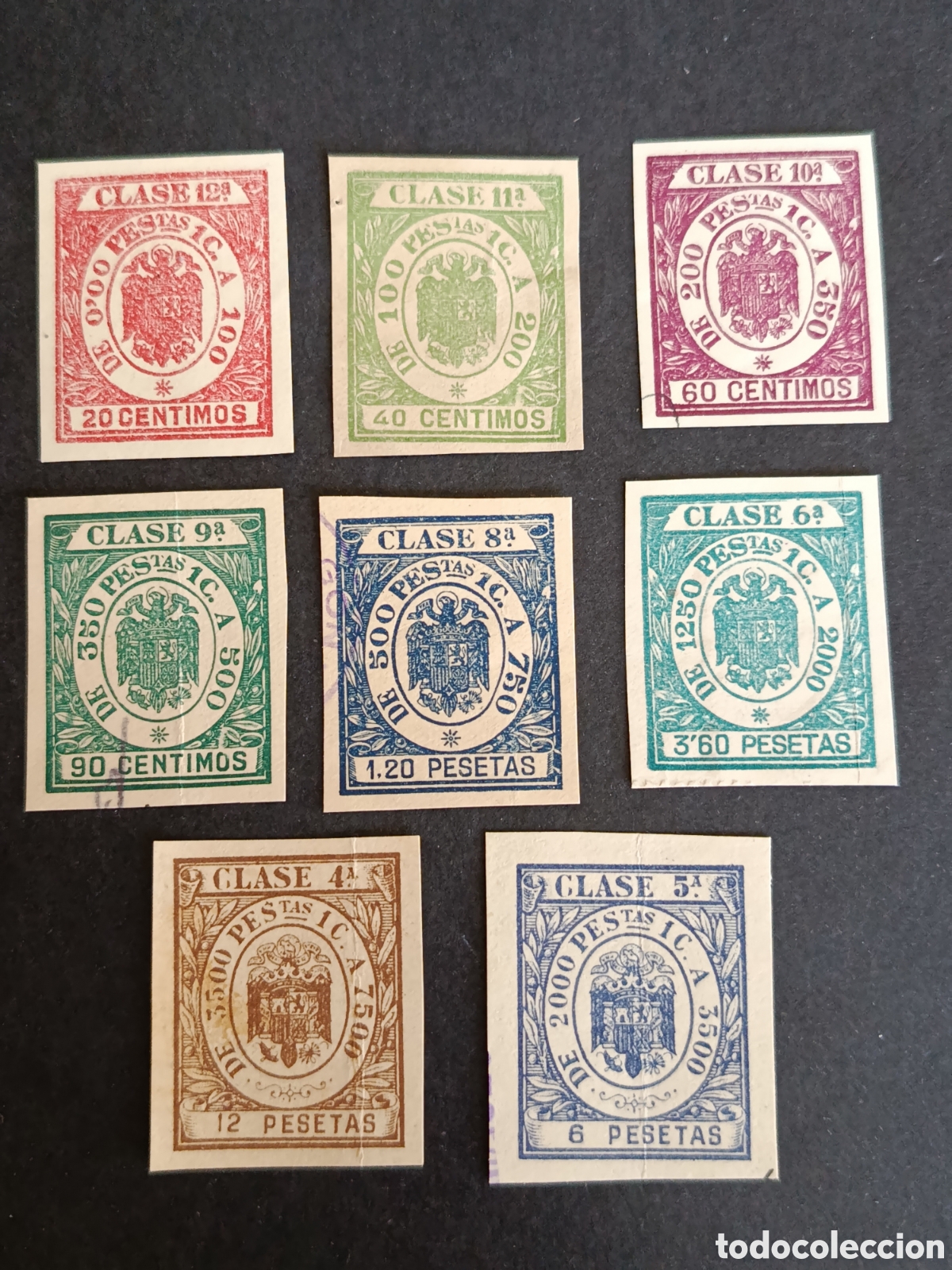 Sellos: LOTE DE TIMBRES FISCALES DE LETRAS DE CAMBIO.