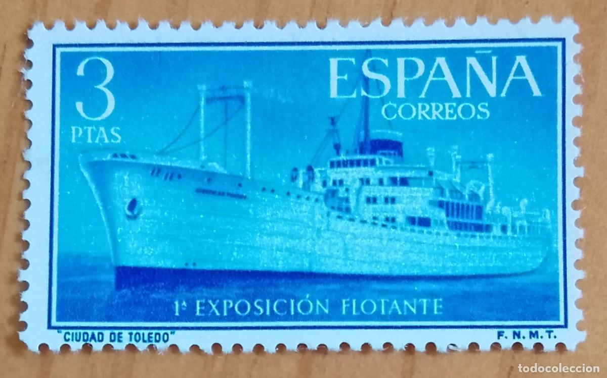 Sellos: SERIE - EDIFIL 1196 - A&Ntilde;O 1956 - EXPOSICION FLOTANTE EN EL BUQUE CIUDAD DE TOLEDO