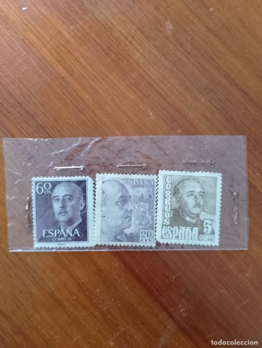 Timbres: 3 SELLOS FRANCO. 5 CTS., 20 CTS., 60 CTS. EL DE 20 CTS. SIN USAR