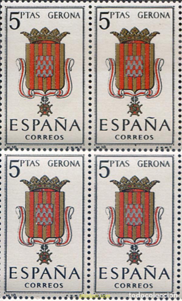 Sellos: 322553 MNH ESPA&Ntilde;A 1963 ESCUDOS DE CAPITALES DE PROVINCIA