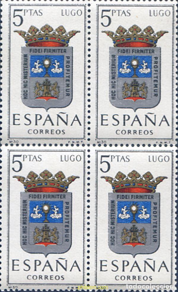 Sellos: 322560 MNH ESPA&Ntilde;A 1964 ESCUDOS DE CAPITALES DE PROVINCIA