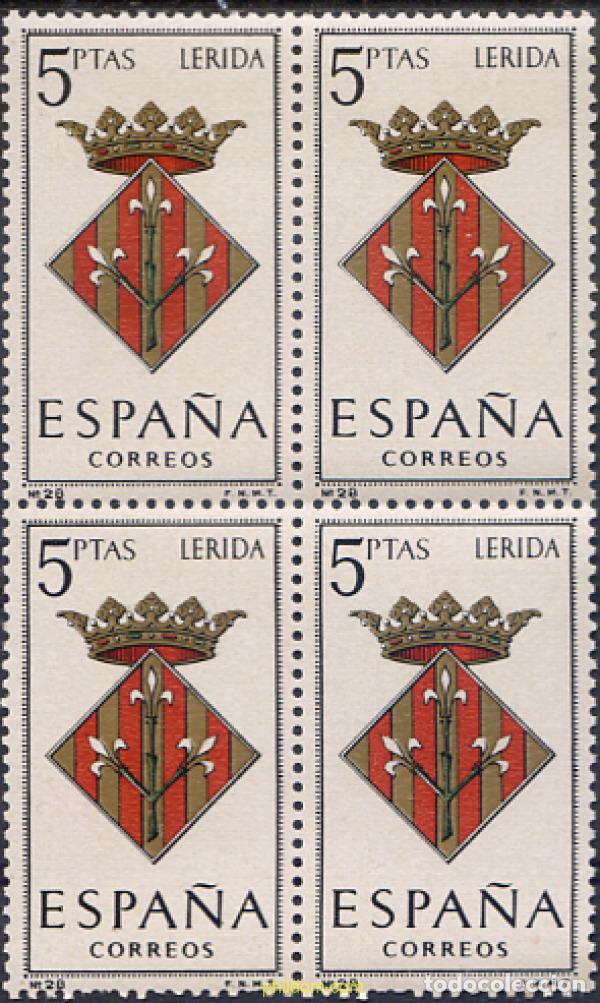 Sellos: 322558 MNH ESPA&Ntilde;A 1964 ESCUDOS DE CAPITALES DE PROVINCIA