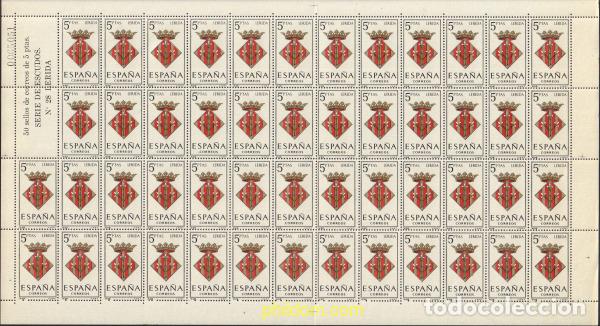 Sellos: 374453 MNH ESPA&Ntilde;A 1964 ESCUDOS DE CAPITALES DE PROVINCIA