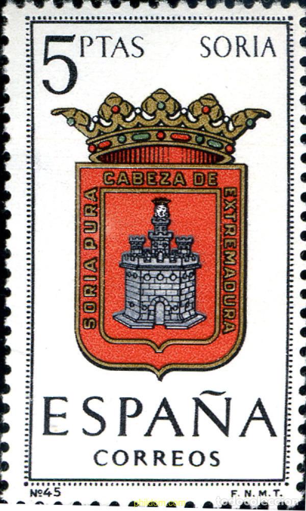 Sellos: 114966 MNH ESPA&Ntilde;A 1965 ESCUDOS DE CAPITALES DE PROVINCIA