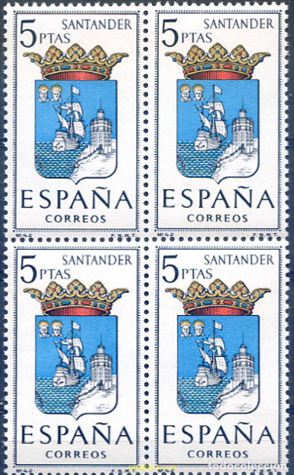 Sellos: 322564 MNH ESPA&Ntilde;A 1965 ESCUDOS DE CAPITALES DE PROVINCIA