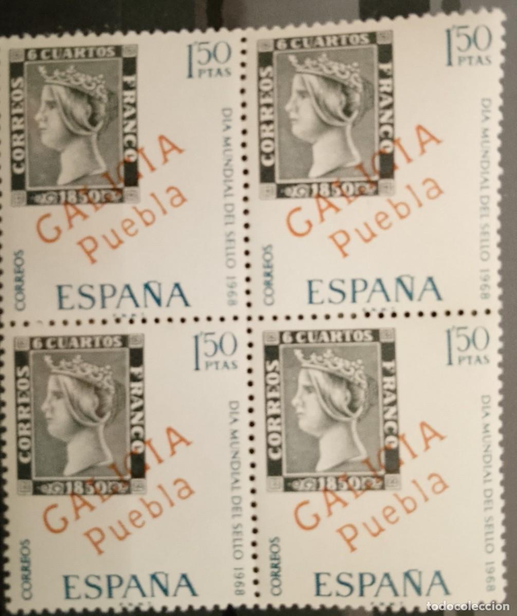 Sellos: Sellos en bloque de 4. Edifil 1869/70. . 1968. - Foto 2