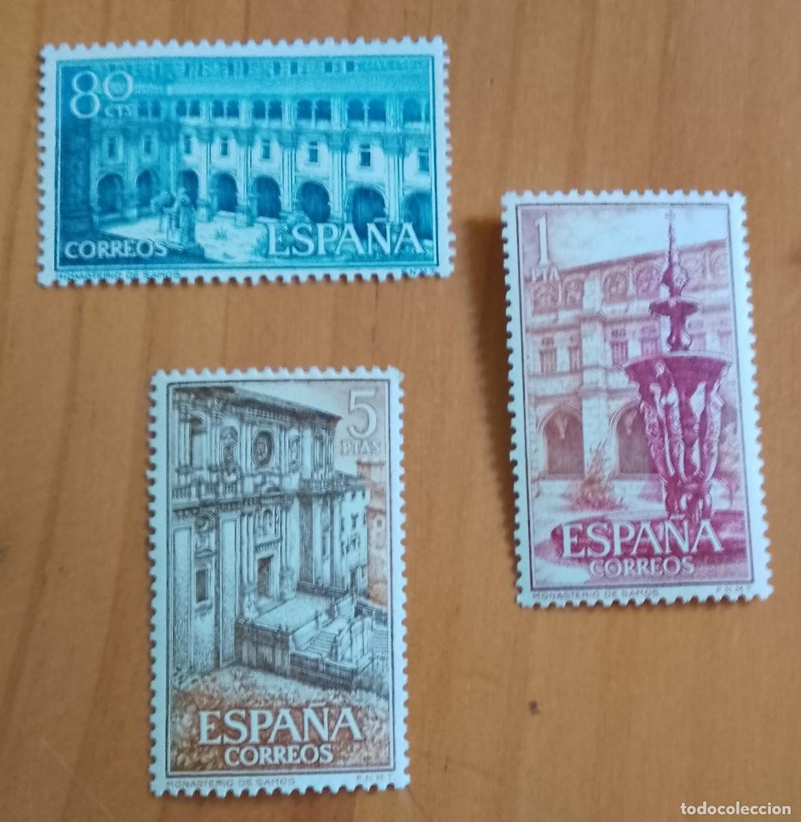 Briefmarken: SERIE - EDIFIL 1322 A 1324 - A&Ntilde;O 1960 -.REAL MONASTERIO DE SAMOS.