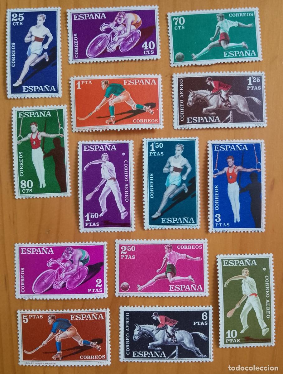 Briefmarken: SERIE - EDIFIL 1306 A 1319 - A&Ntilde;O 1960 -.DEPORTES.