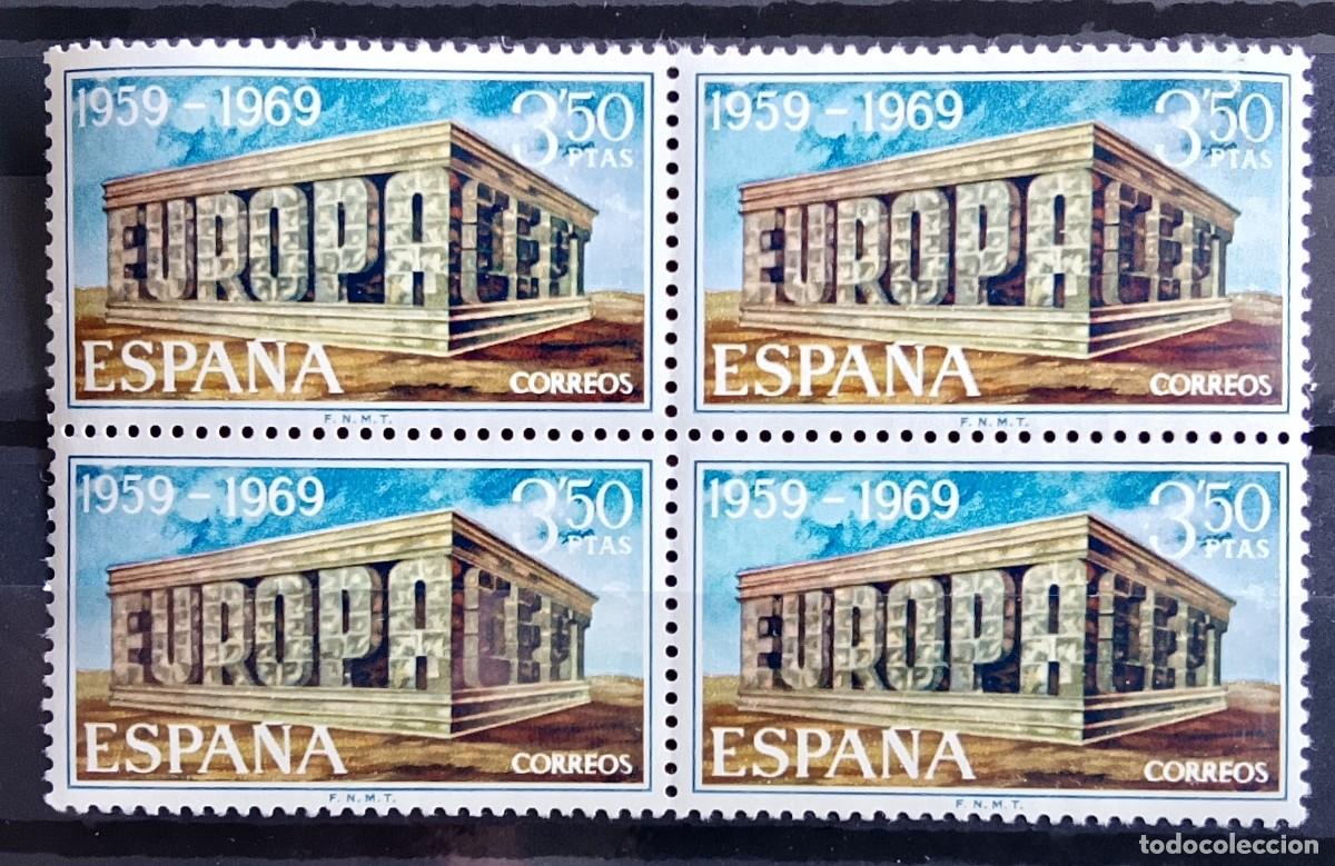 Timbres: Sellos en bloque de 4. Edifil 1921. Europa (X serie). 1969.