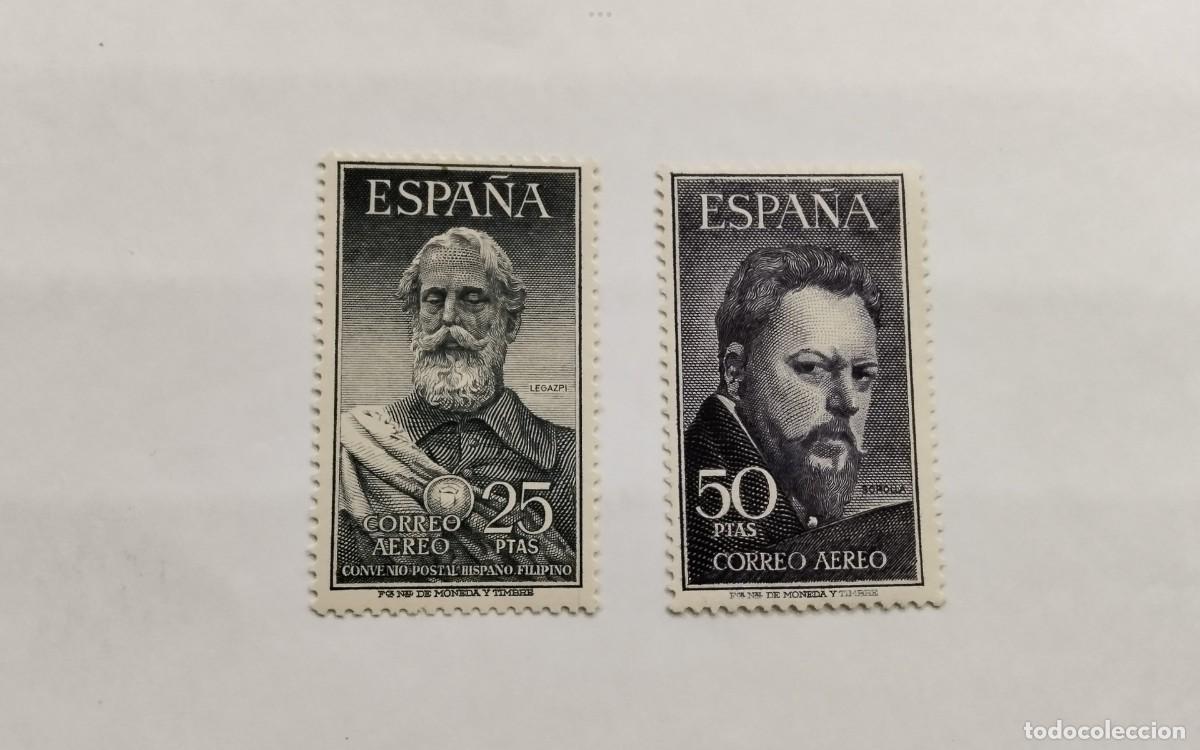 Selos: ESPA&Ntilde;A-1953-EDIFIL 1124/1125 -SERIE COMPLETA- MNH** - NUEVOS - LUJO- CON CERTIFICADO AUTENTICIDAD