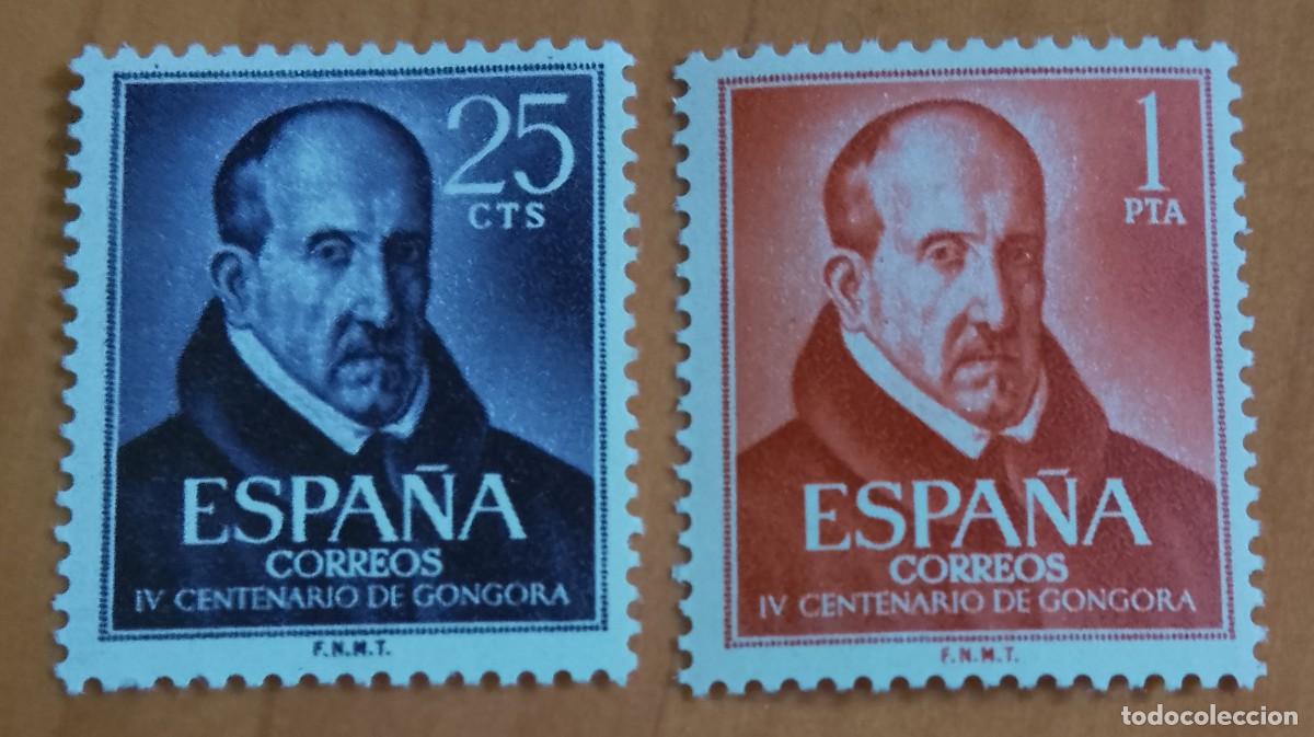 Timbres: SERIE - EDIFIL 1369 Y 1370 - A&Ntilde;O 1961 - IV CENTENARIO DEL NACIMIENTO DE LUIS DE G&Oacute;NGORA Y ARGOTE