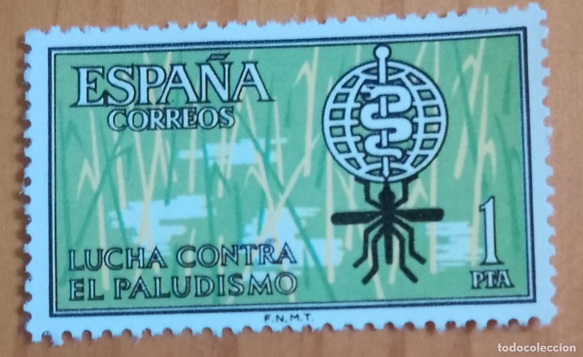 Sellos: SERIE - EDIFIL 1479 - A&Ntilde;O 1962 - LUCHA CONTRA EL PALUDISMO