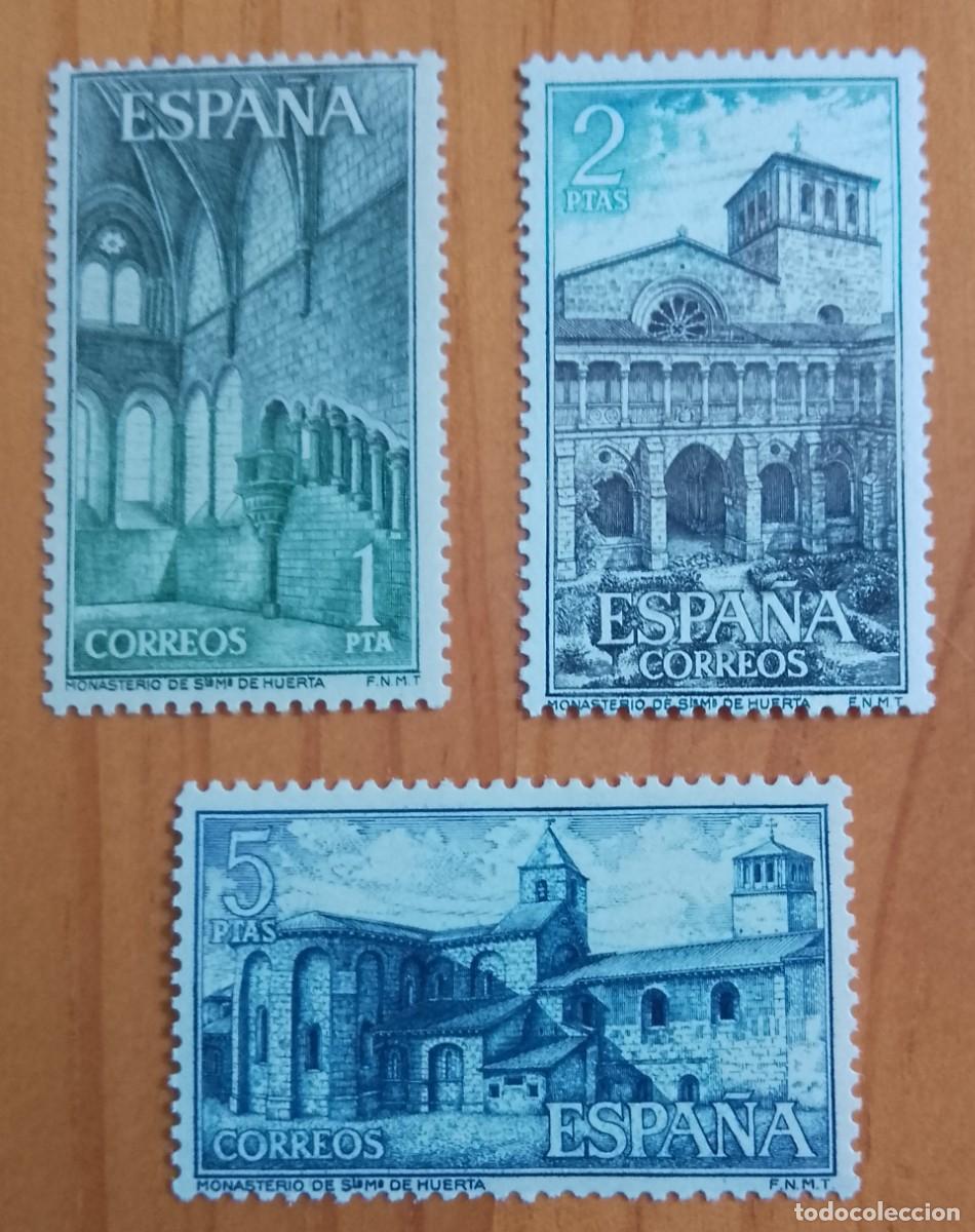 Sellos: SERIE - EDIFIL 1563 A 1565 - A&Ntilde;O 1964 - MONASTERIO DE SANTA MARIA DE LAS HUERTAS
