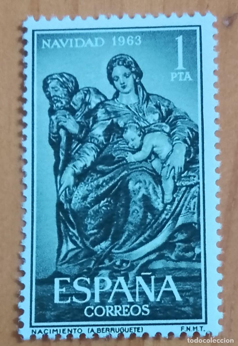 Sellos: SERIE - EDIFIL 1535 - A&Ntilde;O 1963 - NAVIDAD, NACIMIENTO DE BERRUGUETE