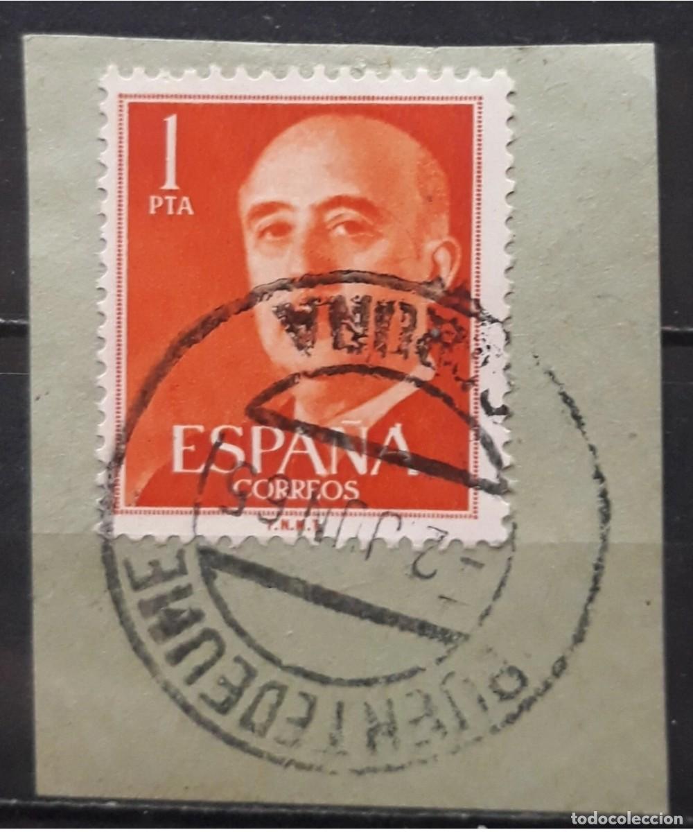 Sellos: FRANCO 1995. FECHADOR PUENTEDEUME 2 JUNIO 1965. USADO.