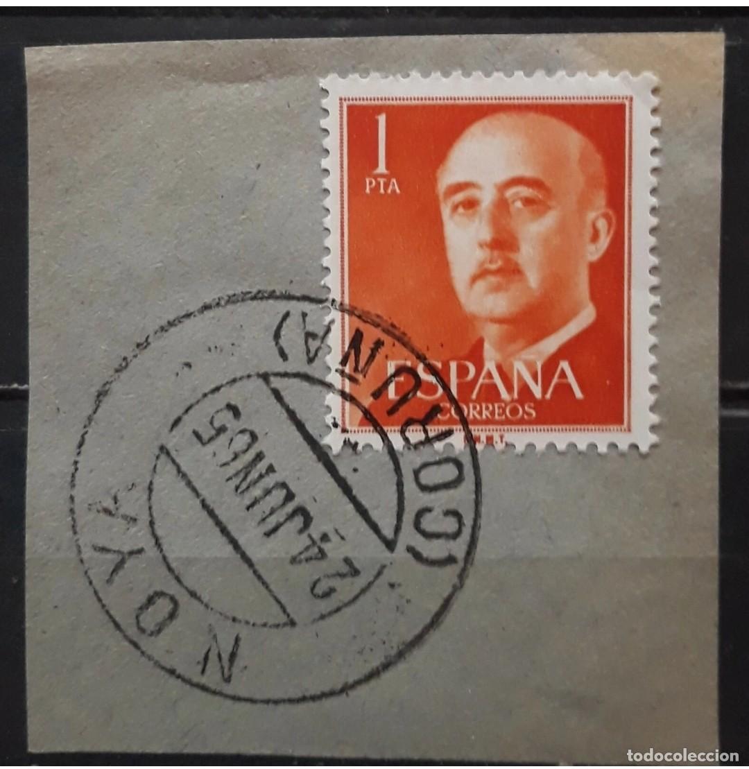 Sellos: FRANCO 1955. FECHADOR NOYA 24 JUNIO 1965. USADO.