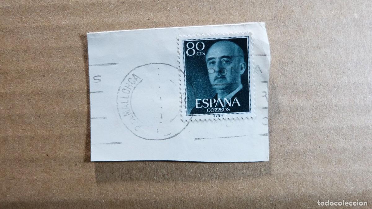 Sellos: Sello Espa&ntilde;a Francisco Franco 80 centimos - Foto 1