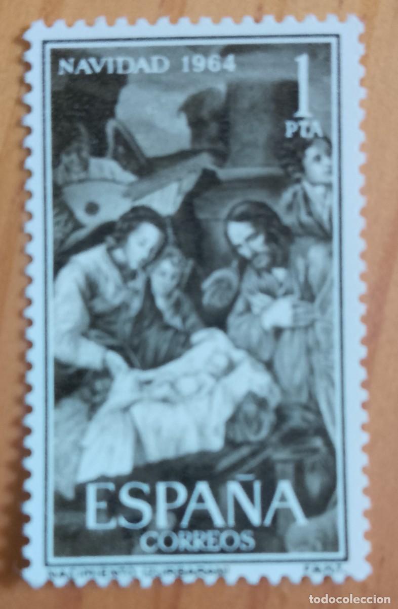 Sellos: SERIE - EDIFIL 1630 - A&Ntilde;O 1964 - NAVIDAD.