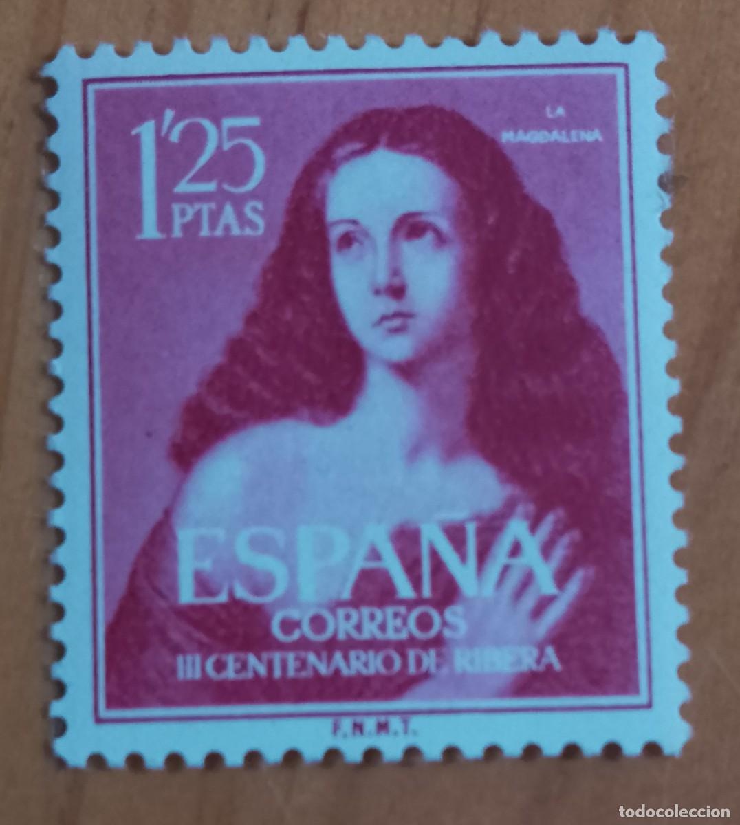 Sellos: SERIE - EDIFIL 1129 - A&Ntilde;O 1954 - III CENTENARIO DE RIBERA, EL ESPA&Ntilde;OLETO