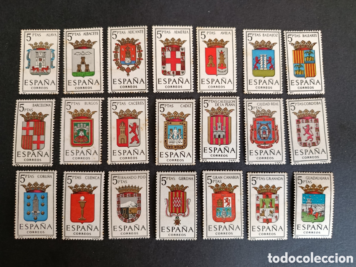 Sellos: ESCUDOS DE LAS PROVINCIAS ESPA&Ntilde;OLAS. NUEVOS. VER DESCRIPCI&Oacute;N.