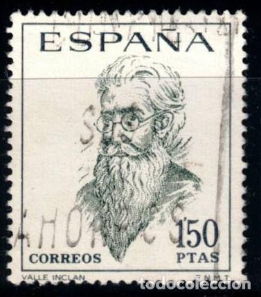 Sellos: A&Ntilde;O 1966 EDIFIL 1758 - LITEERATOS ESPA&Ntilde;OLES -RAMON MARIA DEL VALLE INCLAN