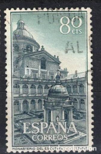 Sellos: A&Ntilde;O 1961 EDIFIL 1383 - REAL MONASTERIO SAN LORENZO DE EL ESCORIAL