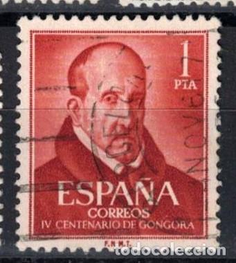 Sellos: A&Ntilde;O 1961 EDIFIL 1370 -IV CENT. NACIMIENTO DE LUIS DE GONGORA