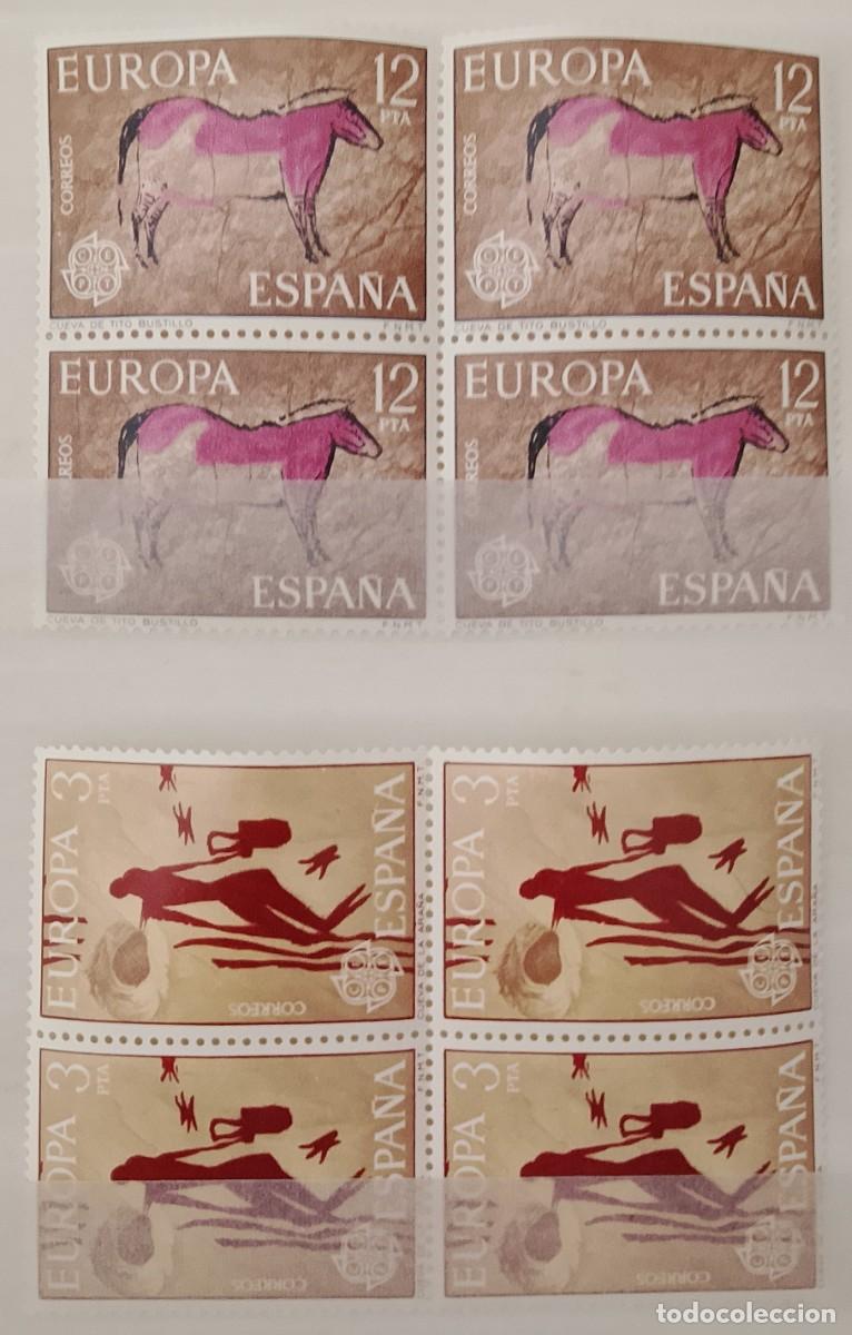 Francobolli: Sellos Bloques de 4. Edifil 2259/60. Europa (XVI Serie). A&ntilde;o 1975.