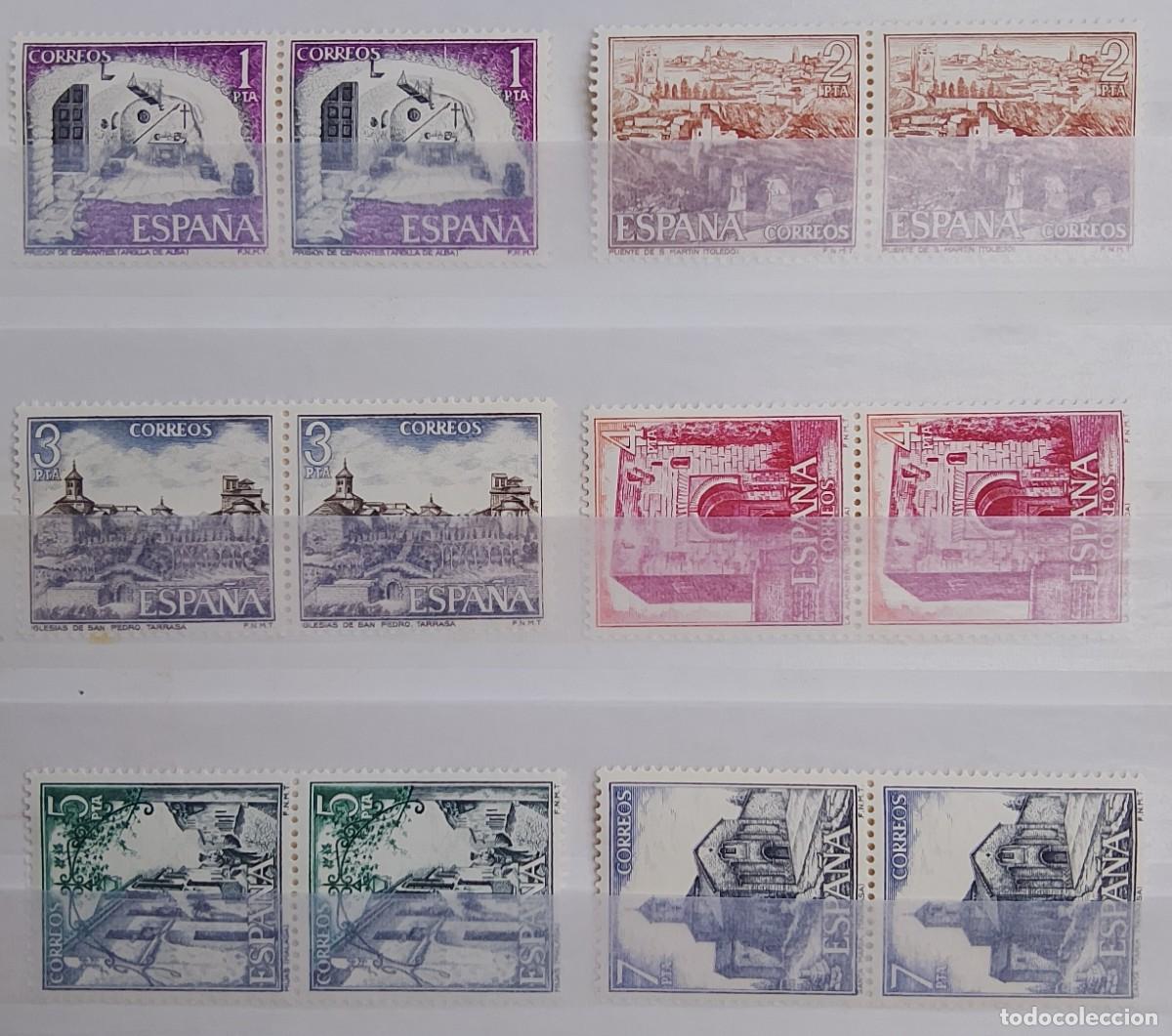Timbres: Sellos Bloques de 2. Edifil 2266/71. Turismo. IX Serie. A&ntilde;o 1975.