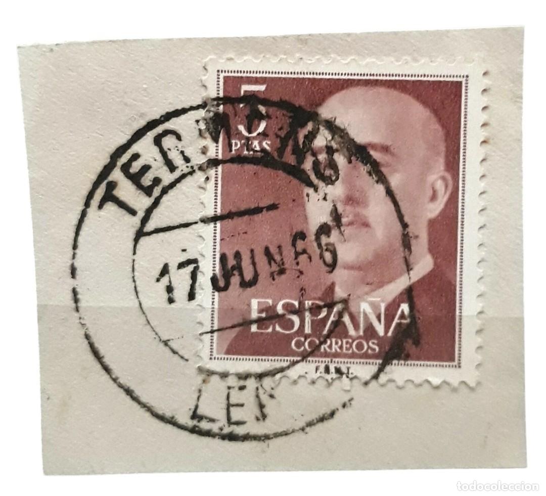 Sellos: FRANCO. FECHADOR TERMENS - L&Eacute;RIDA. 17 JUNIO 1966. USADO - USED.