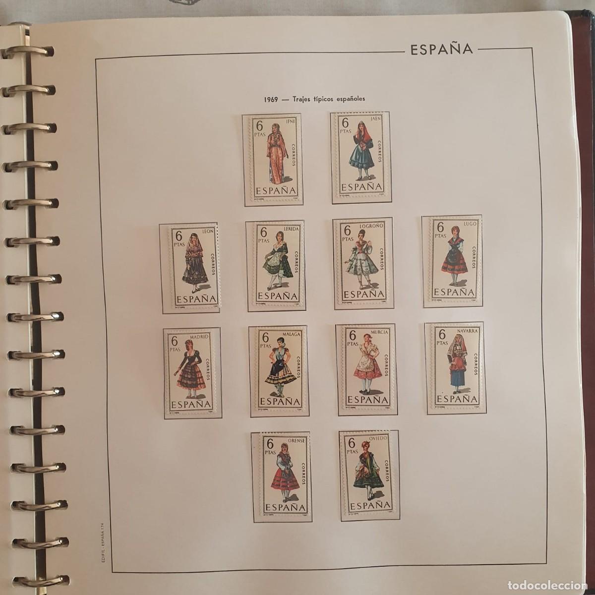 Timbres: A&Ntilde;O COMPLETO ESPA&Ntilde;A 1969 EDIFIL 1898 ** A 1948 ** MONTADO HOJAS EDIFIL