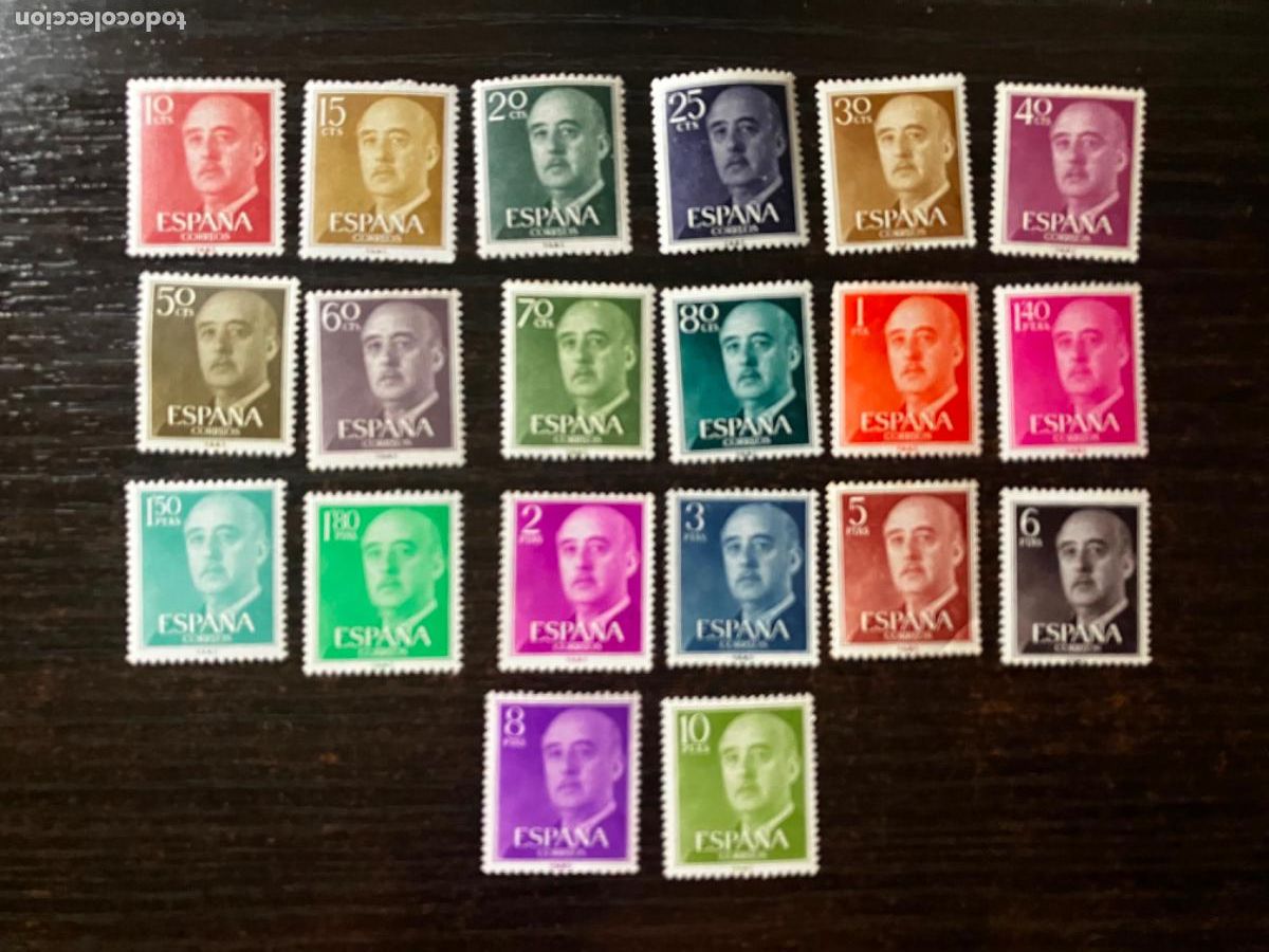Sellos: Espa&ntilde;a - Sellos nuevos 1955 - Franco - Perfectos - Edifil 1143 1163 - menos 1157