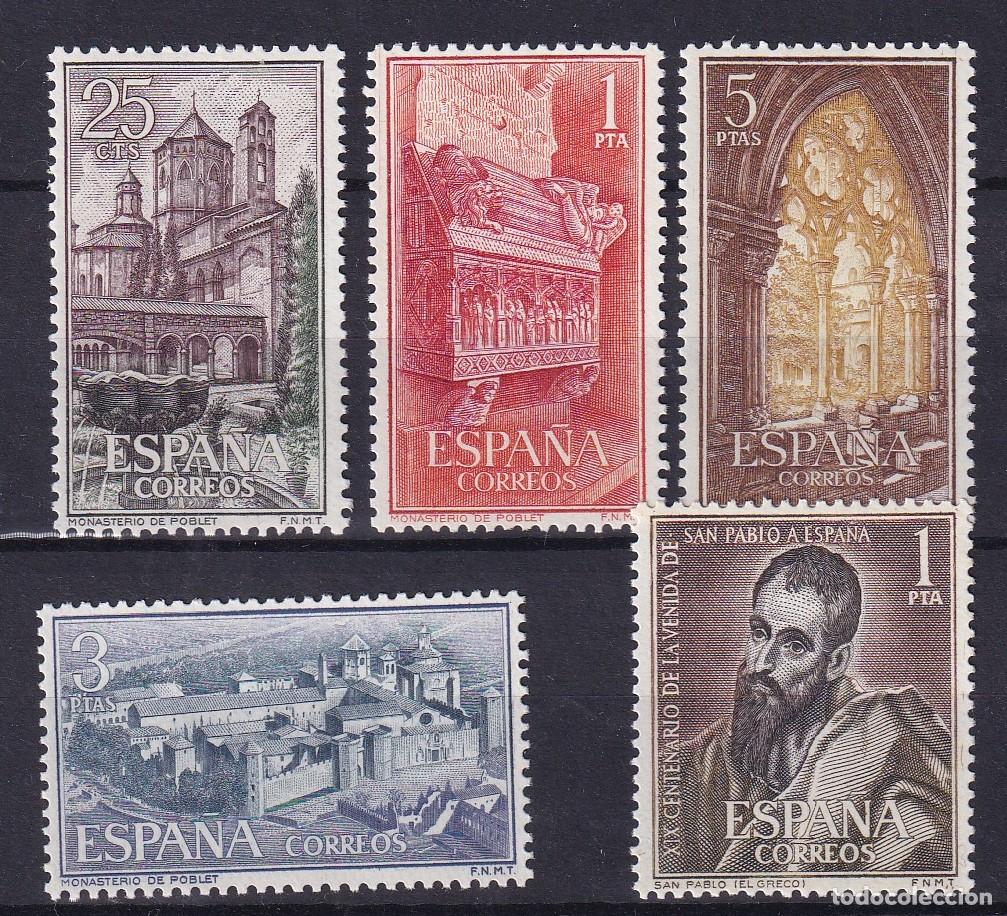Selos: Sellos Espa&ntilde;a A&ntilde;o 1963 edifil 1493/97 nuevo sin fijasello Valor cat. 5&euro;