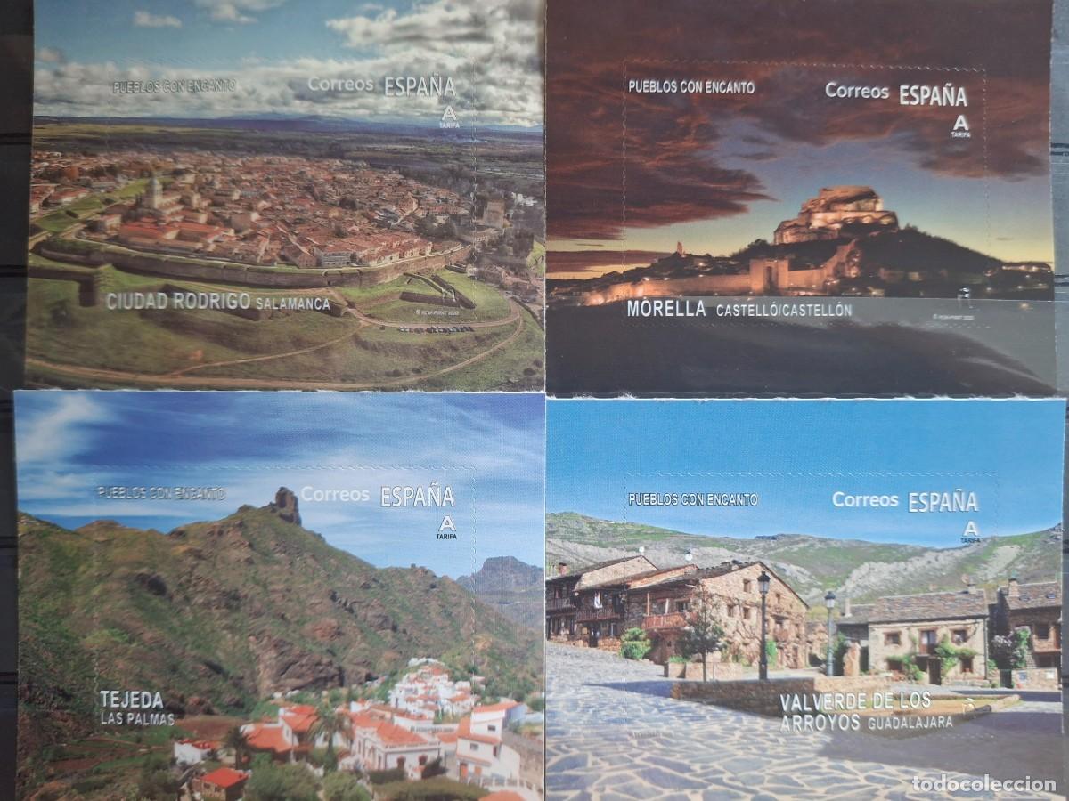 Sellos: Sellos hoja de los pueblos de Espa&ntilde;a de 2020 en nuevo sin fijasello