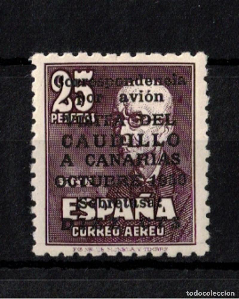 Sellos: ESPA&Ntilde;A. EDIFIL 1083* BONITO Y MUY RARO SELLO, VISITA DEL CAUDILLO A CANARIAS SIN NUMERO.